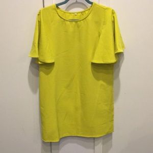Yellow swing dress